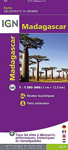 IGN Karte, Pays Découverte du Monde Madagascar (Découverte des Pays du Monde, Band 85125) IGN Karte, Pays Découverte du Monde Madagascar (Découverte des Pays du Monde, Band 85125)