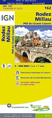 Rodez Millau 1:100 000 (TOP 100, Band 162)