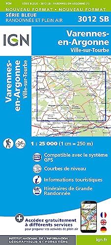 3012SB Varennes-en-Argonne.Ville-sur-Tourbe (Série Bleue, Band 3012)