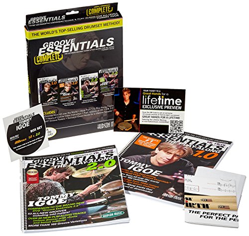 Tommy Igoe - Groove Essentials 1.0/2.0 Complete: Includes 2 Books, 2 Posters and Online Audio and Video: Complete: The Ultimate Drumset Guide & Play-Along for All Levels von Hudson Music