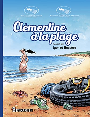 Clémentine à la plage