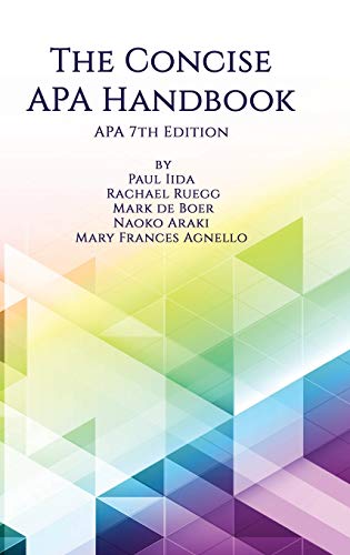 The Concise APA Handbook: APA 7th Edition von Information Age Publishing