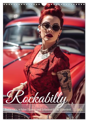 Rockabilly (Wandkalender 2025 DIN A3 hoch), CALVENDO Monatskalender von CALVENDO