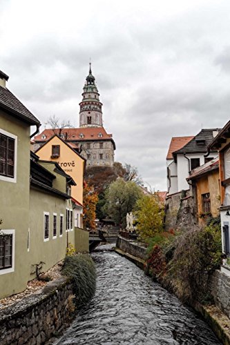 Cesky Krumlov Czech Republic Street Scene Journal: 150 page lined notebook/diary