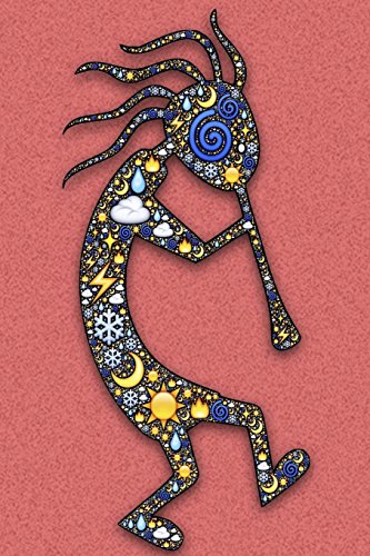 Kokopelli Journal: 150 page lined notebook/diary