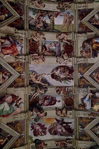 Sistine Chapel Looking Up at Michelangelo's Artwork Journal: 150 page lined notebook/diary von CreateSpace Independent Publishing Platform