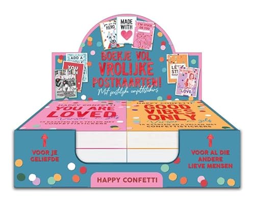 Display Happy Confetti 2 x 6 ex.: Scheur, schrijf & verras! von ImageBooks Factory/Allmedia (ImageGroup Holland)
