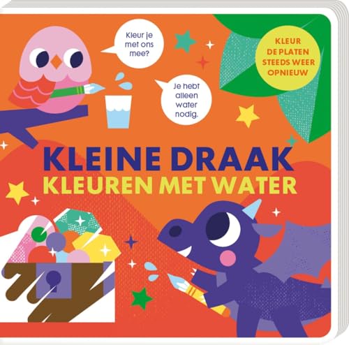 Kleuren met water - Kleine draak: Kleur de platen steeds weer opnieuw von ImageBooks Factory BV
