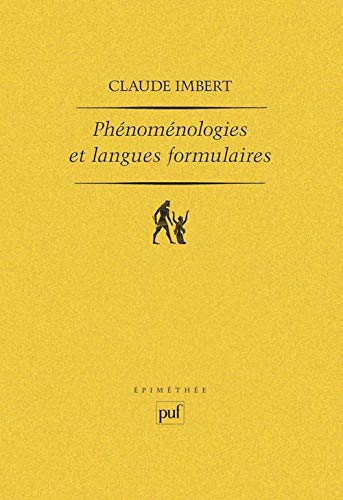 Phénoménologie et langues formulaires von PUF
