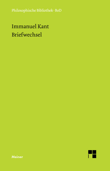 Briefwechsel von Felix Meiner Verlag