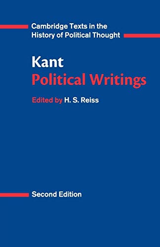 Political Writings (Cambridge Texts in the History of Political Thought)