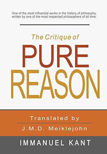 The Critique of Pure Reason von Createspace Independent Publishing Platform