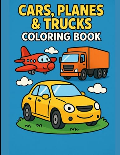 Air, Land & Road: Transportation Coloring Adventure": Simple and Cute Vehicle Designs for Little Hands to Color" von Independently published