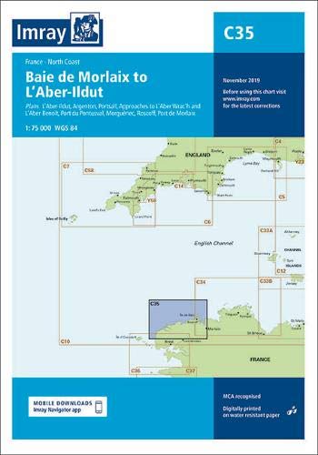 Imray Chart C35: Baie de Morlaix to L'Aber-Ildut (C Charts, Band 35)