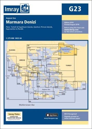 Imray Chart G23: Marmara Denizi (G Charts, Band 23)