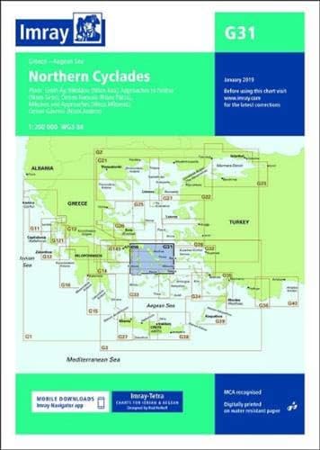 Imray Chart G31: Northern Cyclades (G Charts, Band 31) von Imray, Laurie, Norie & Wilson Ltd