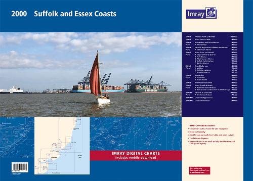 2000 Suffolk and Essex Chart Pack: Lowestoft to River Crouch (2000 Series, Band 2000) von Imray, Laurie, Norie & Wilson Ltd