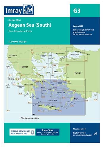 G3 Aegean Sea (South) (Imray G Charts, Band 3)