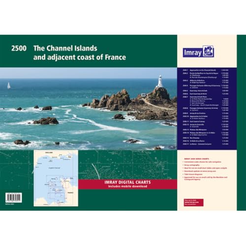 Imray 2500 Chart Pack: The Channel Islands and adjacent coast of France (2000 Series, Band 2500) von Imray, Laurie, Norie & Wilson Ltd