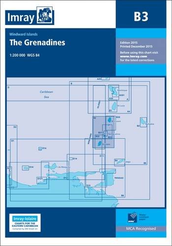 Imray Chart B3: The Grenadines- St Vincent to Grenada (Iolaire)