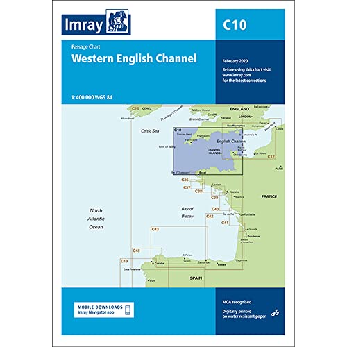 Imray Chart C10: Western English Channel Passage Chart (C Charts, Band 10)