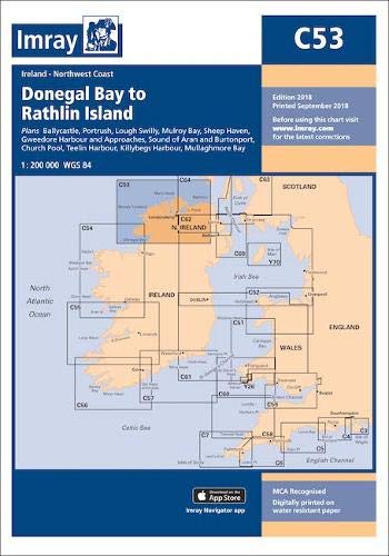 Imray Chart C53: Donegal Bay to Rathlin Island (C Charts, Band 53)