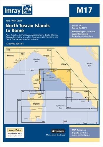 Imray Chart M17: North Tuscan Islands to Rome (M Series, Band 17)