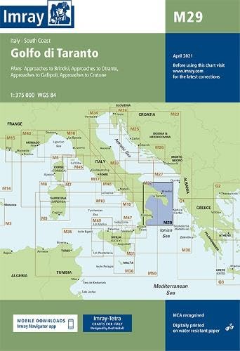 Imray Chart M29: Golfo Di Taranto (M Series, Band 29)