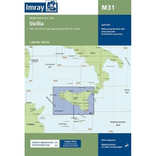 Imray Chart M31: Sicily