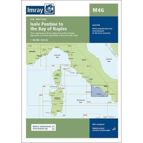 Imray Chart M46: Isole Pontine to the Bay of Naples (Imray M Charts, Band 46)