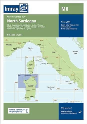 Imray Chart M8: North Sardegna (Imray M Charts, Band 8)