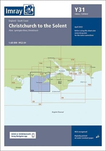 Imray Chart Y31: Christchurch to the Solent (Small Format) (Y Charts, Band 31)