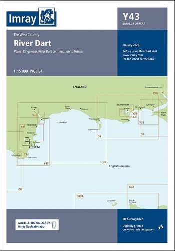Imray Chart Y43: River Dart (Small Format) (Y Charts, Band 43)