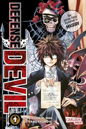 Defense Devil Massiv 1: Action-Manga ab 12 Jahren über einen dämonischen Anwalt der Unterwelt in 2-in-1-Edition von Carlsen Manga