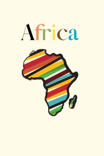 Africa: Africa Jornal Notebook with Colored Maps on Front & Back Covers von Independently published