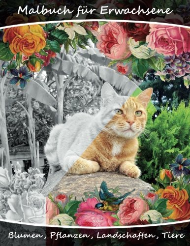 Malbuch für Erwachsene - Blumen, Tiere, Landschaften, Pflanzen: Eine Vielzahl von Abbildungen zum Ausmalen und Entspannen Malbuch für Erwachsene - Blumen, Tiere, Landschaften, Pflanzen: Eine Vielzahl von Abbildungen zum Ausmalen und Entspannen