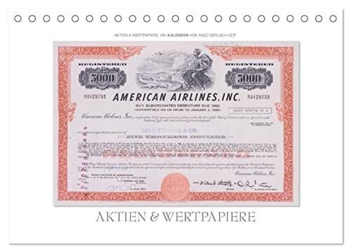 Aktien & Wertpapiere/CH-Version (Tischkalender 2025 DIN A5 quer), CALVENDO Monatskalender von CALVENDO