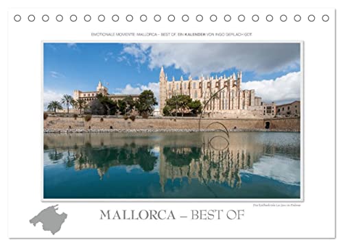Emotionale Momente: Mallorca Best of (Tischkalender 2024 DIN A5 quer), CALVENDO Monatskalender