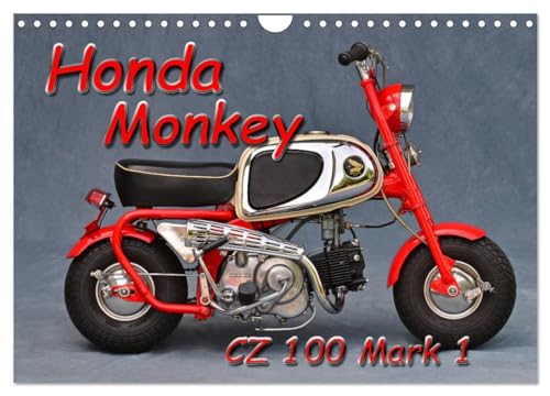 Honda Monkey CZ Mark 1 (Wandkalender 2024 DIN A4 quer), CALVENDO Monatskalender: klein - frech - selten (CALVENDO Mobilitaet) von CALVENDO