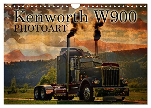 Kenworth W900 PHOTOART (Wandkalender 2024 DIN A4 quer), CALVENDO Monatskalender von CALVENDO