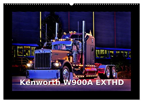 Kenworth W900A EXTHD (Wandkalender 2024 DIN A2 quer), CALVENDO Monatskalender