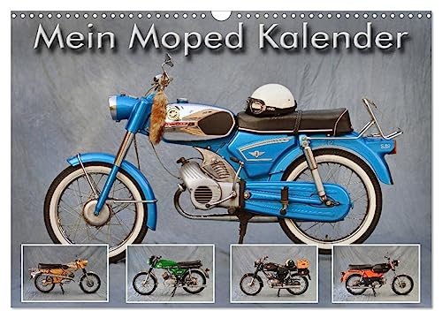 Mein Moped Kalender (Wandkalender 2024 DIN A3 quer), CALVENDO Monatskalender