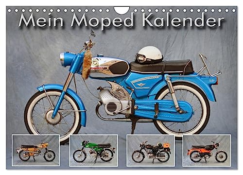 Mein Moped Kalender (Wandkalender 2024 DIN A4 quer), CALVENDO Monatskalender von CALVENDO