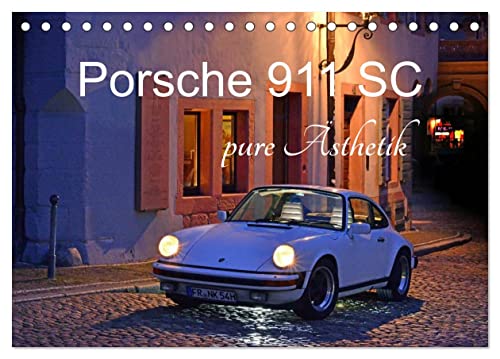 Porsche 911 SC pure Ästhetik (Tischkalender 2025 DIN A5 quer), CALVENDO Monatskalender von CALVENDO