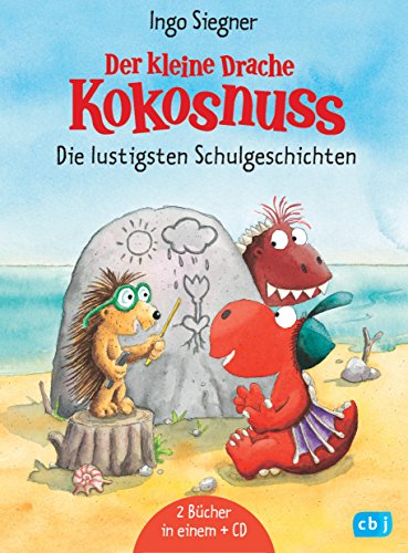 Der kleine Drache Kokosnuss - Die lustigsten Schulgeschichten - Set: 2 Kokosnussbände mit CD: Schulfest auf dem Feuerfelsen / Schulausflug ins ... kommt in die Schule (Sammelbände, Band 7) von cbj