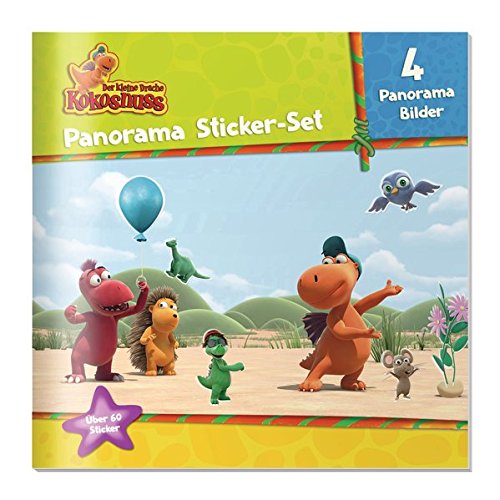 Der kleine Drache Kokosnuss - Panorama Sticker Set