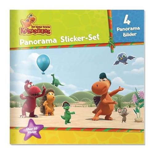 Der kleine Drache Kokosnuss - Panorama Sticker Set