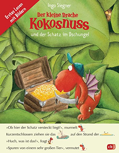 Der kleine Drache Kokosnuss und der Schatz im Dschungel: Erstes Lesen mit Bildern (Drachenstarker Schulspaß, Band 2)