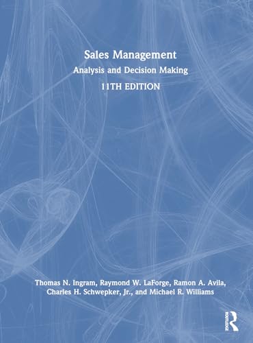 Sales Management: Analysis and Decision Making von Routledge