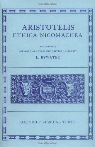 Aristotle: Ethica Nicomachea